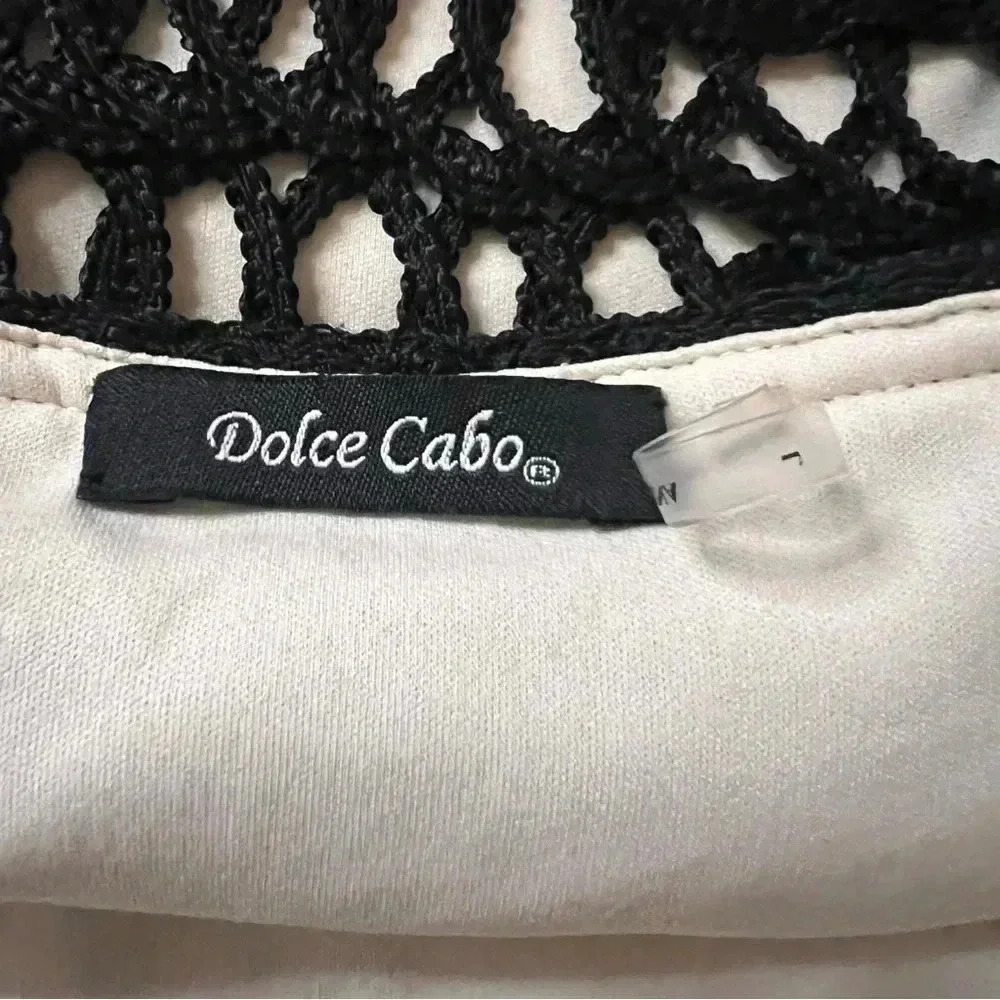 Dolce Cabo Black Crochet Dress - Picture 3 of 8